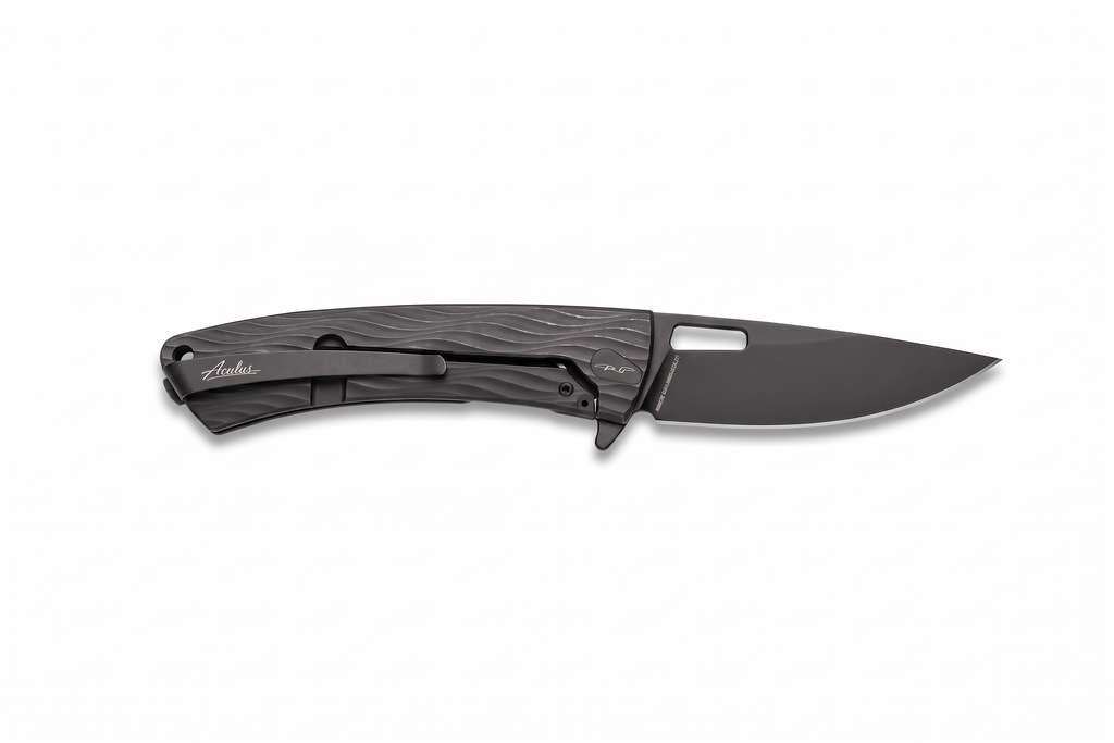 DPx Gear Aculus Flipper MagnaCut Wave Pattern Triple Black