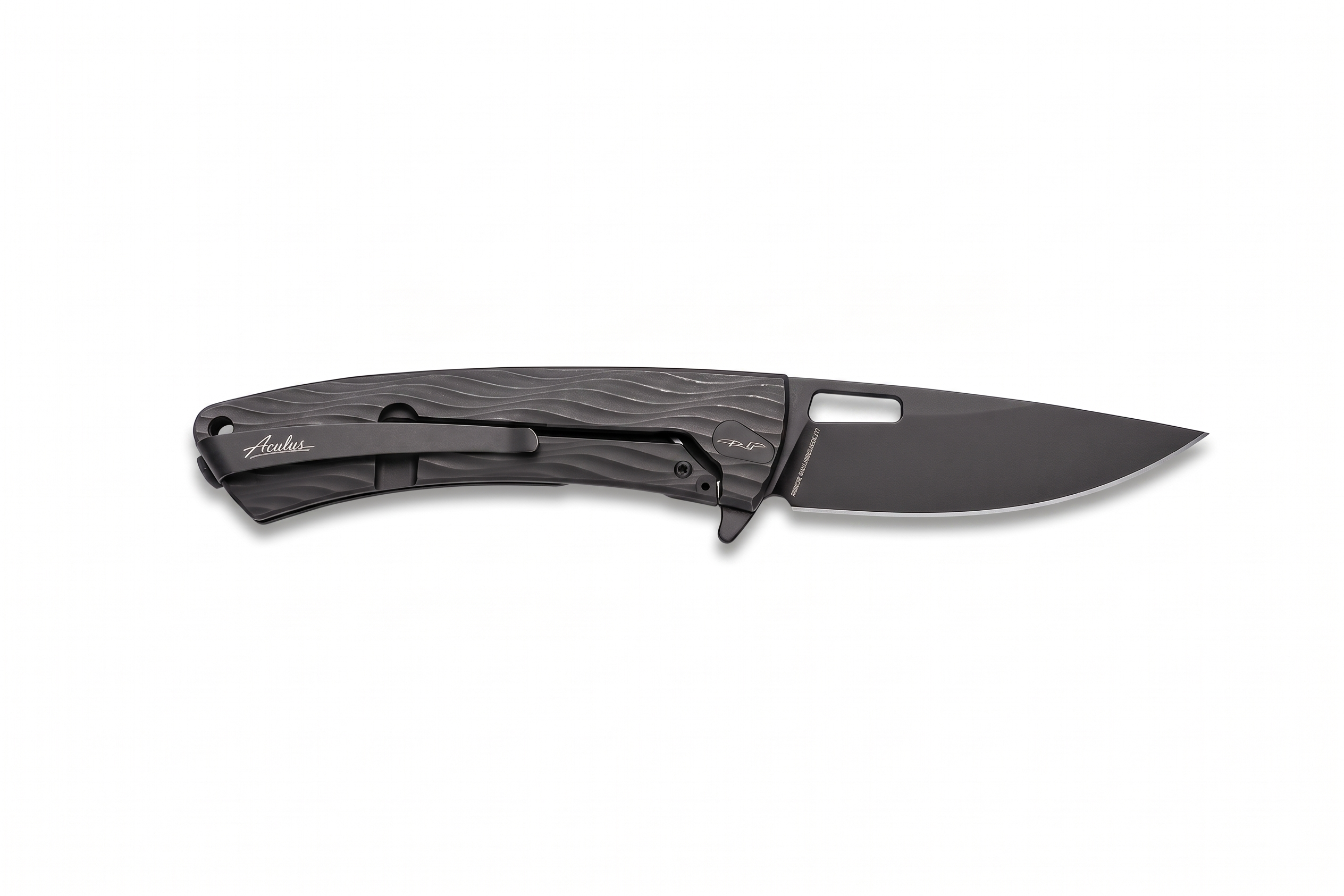 DPx Gear Aculus Flipper MagnaCut Wave Pattern Triple Black