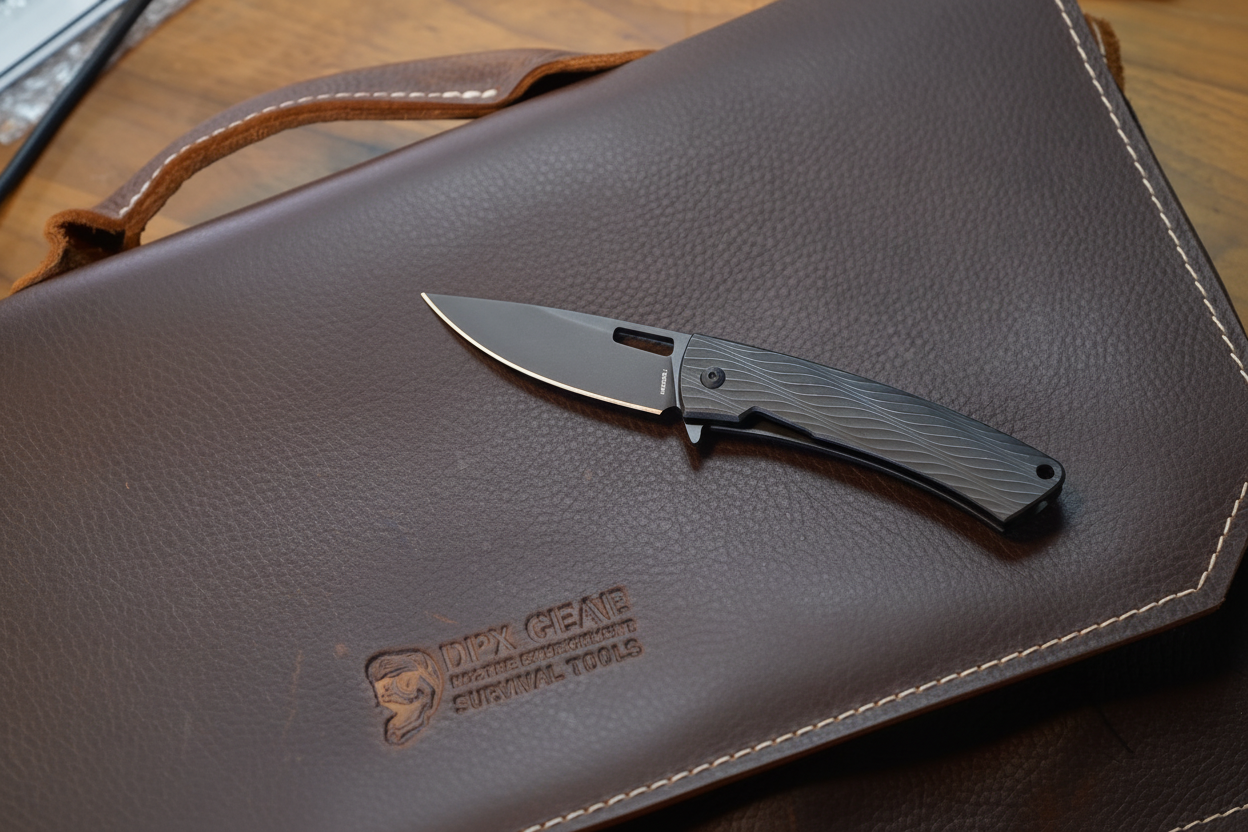 DPx Gear Aculus Flipper MagnaCut Wave Pattern Triple Black